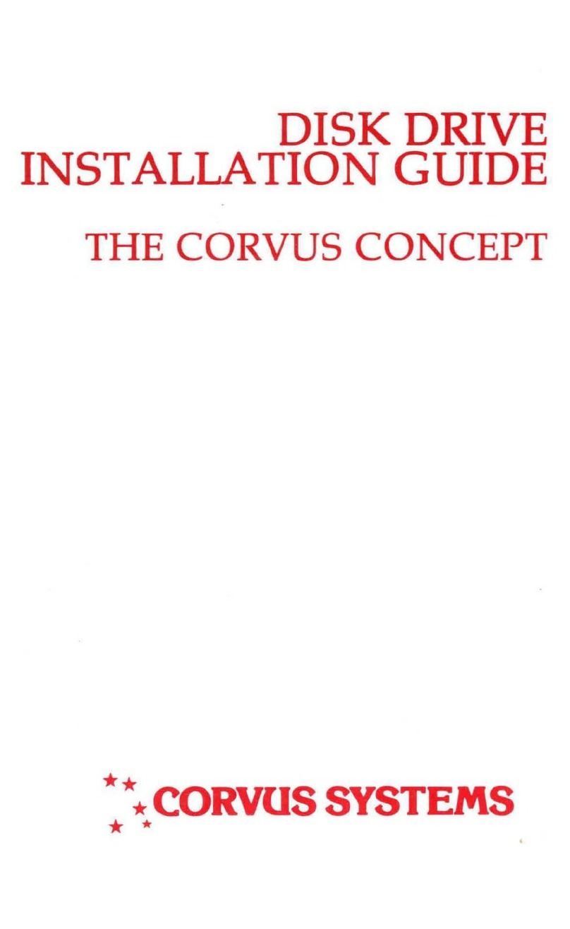 Corvus systems Corvus User manual