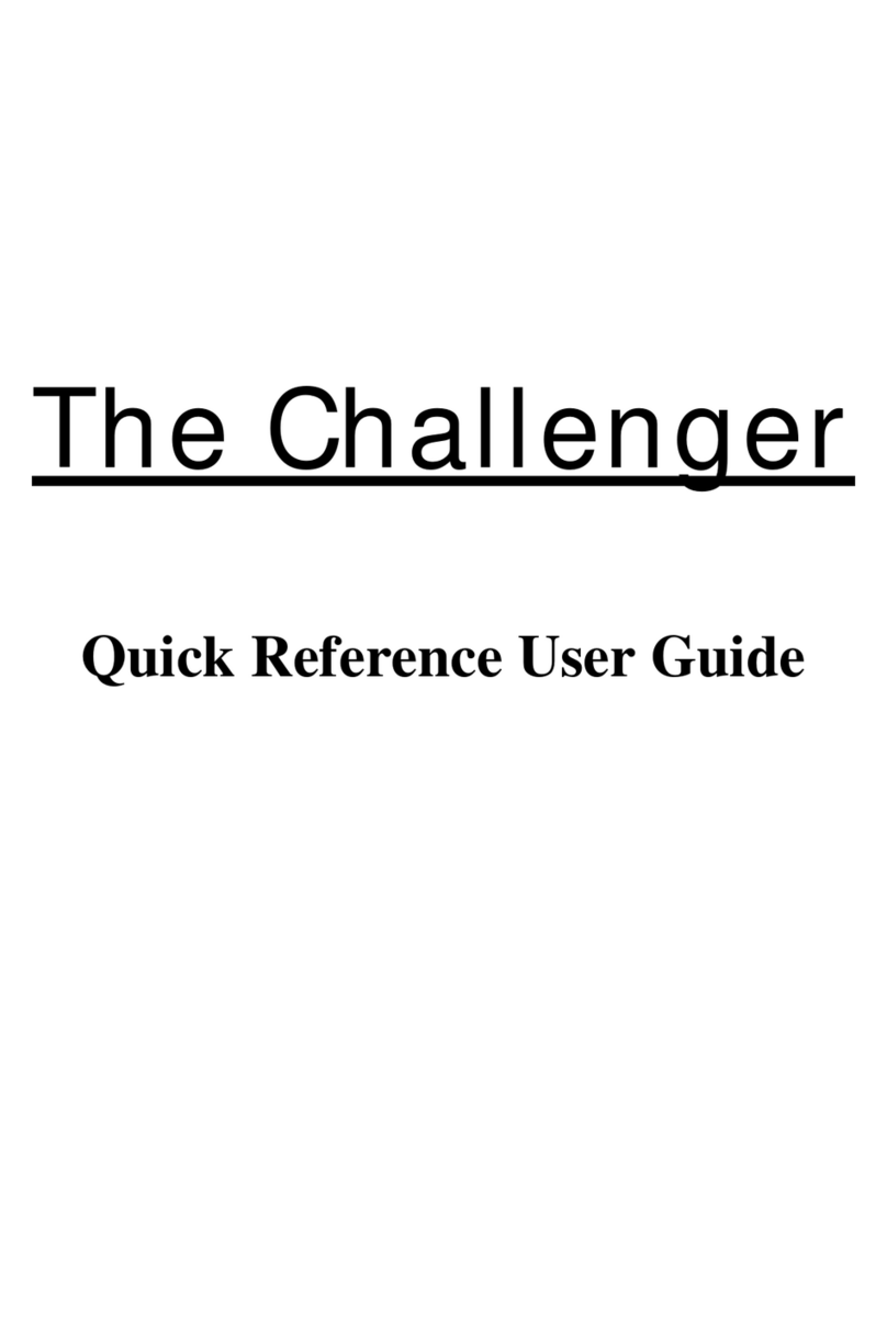 TECOM Challenger v8 Quick reference user guide