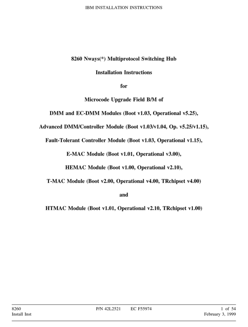 IBM Nways 8260 User manual