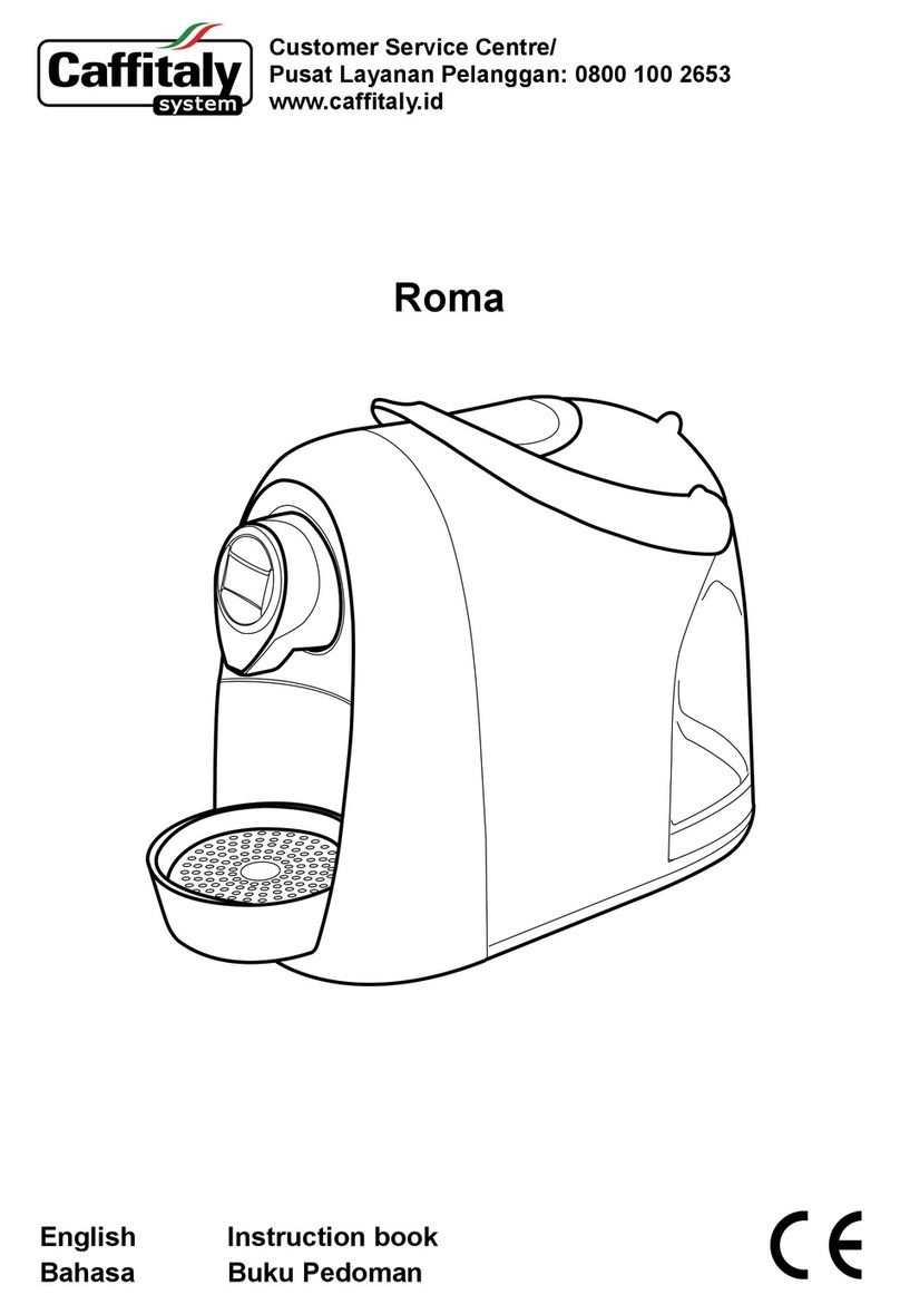 Caffitaly System Roma Instruction book Caffitaly System Roma Instruction book