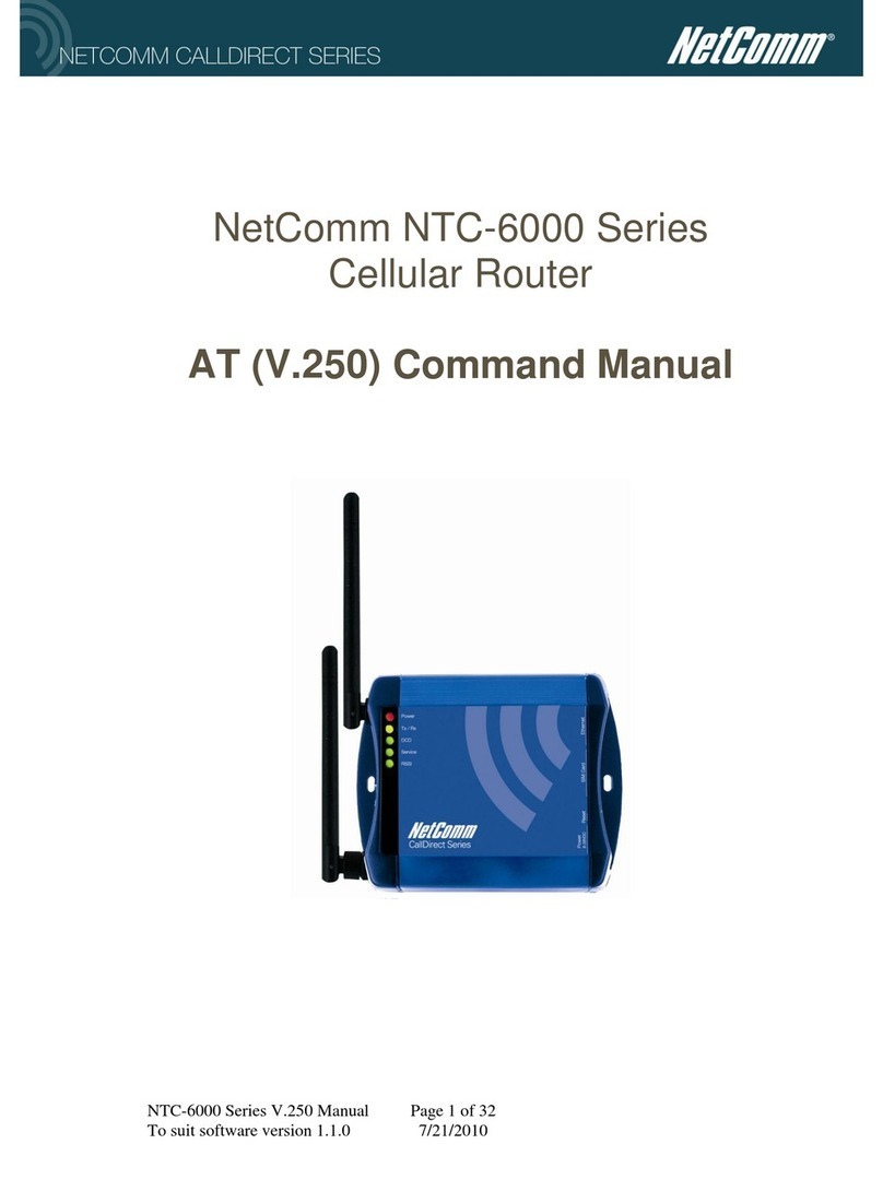NetComm NTC-6000 SERIES Installation instructions