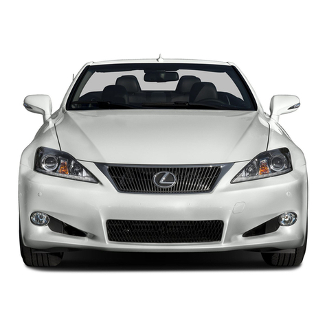 Lexus 2013 IS250C User manual