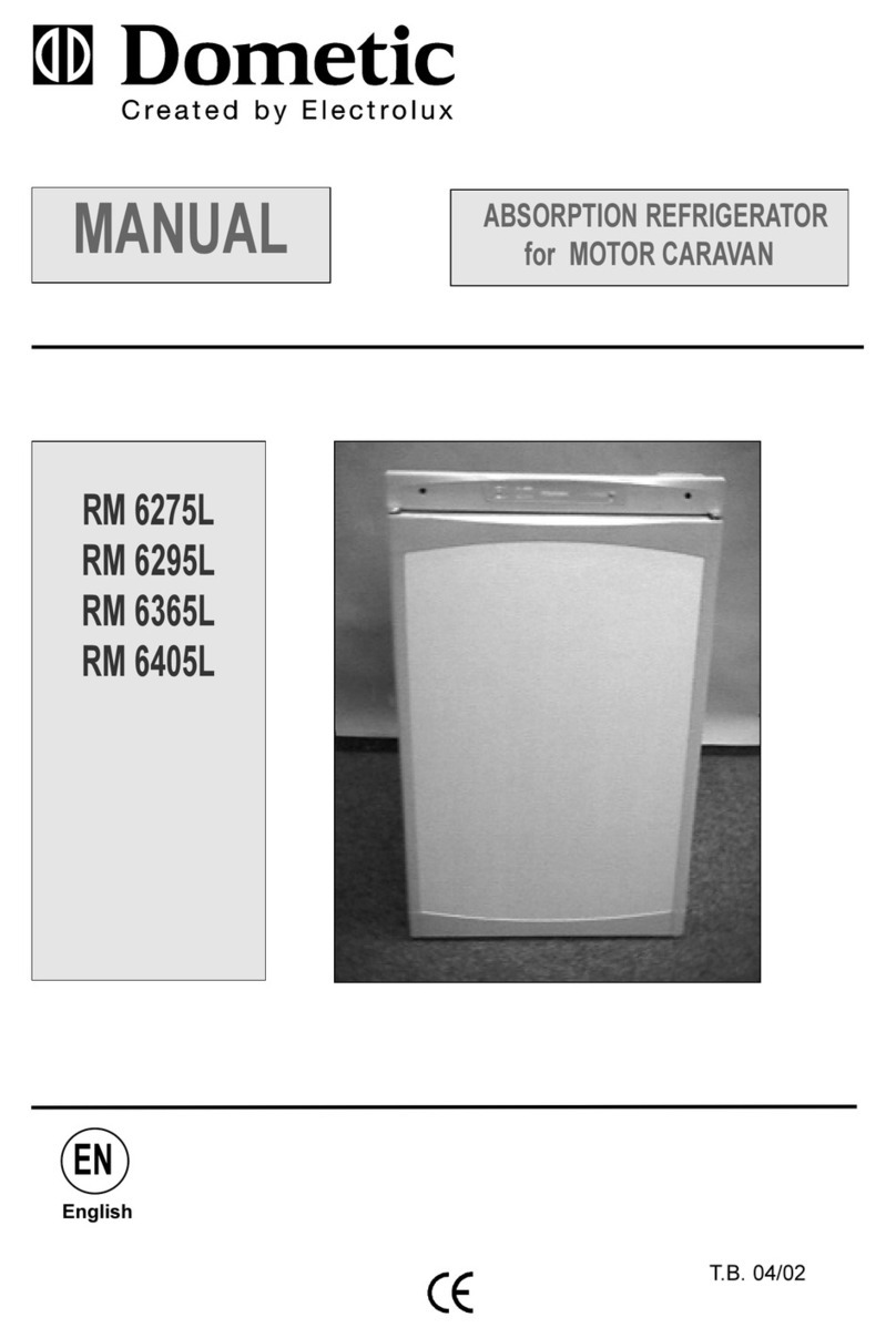 Dometic RM6275L User manual
