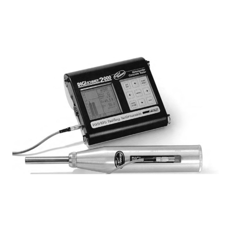 Proceq DIGI-SCHMIDT 2000 ND User manual