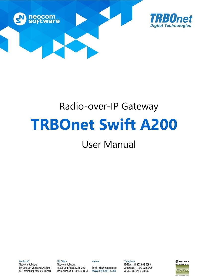TRBOnet Swift A200 user manual