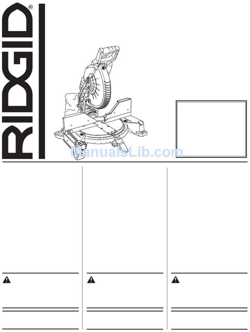 RIDGID R41121 Operator's manual