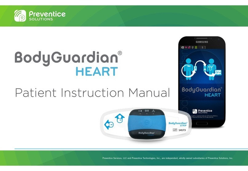 Preventice Solutions BodyGuardian Heart User manual Preventice Solutions BodyGuardian Heart User manual