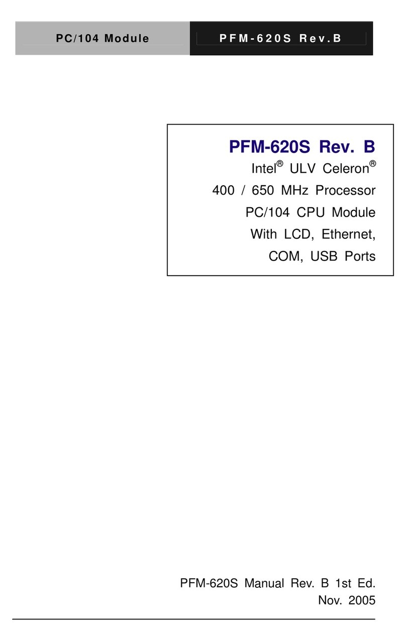 Aaeon PFM-620S manual
