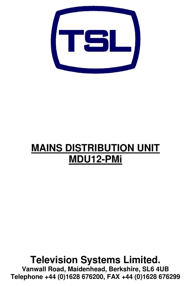 TSL MDU12-PMi user manual