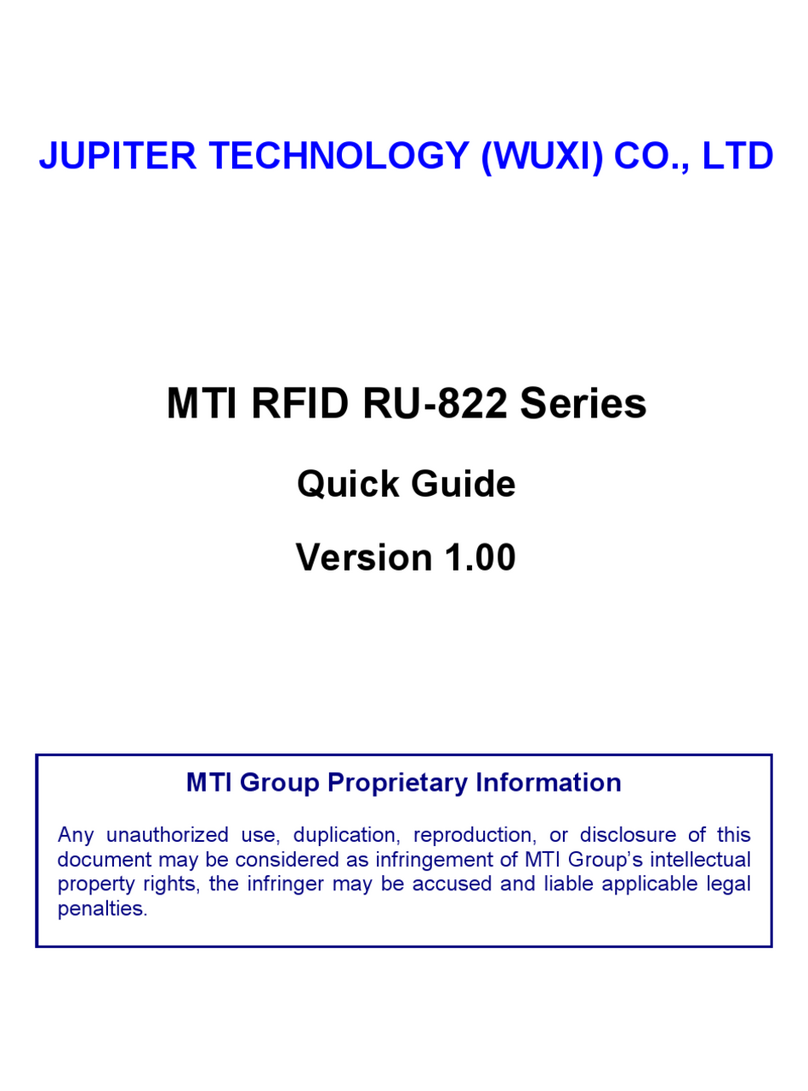 Jupiter RU-822 Series quick guide
