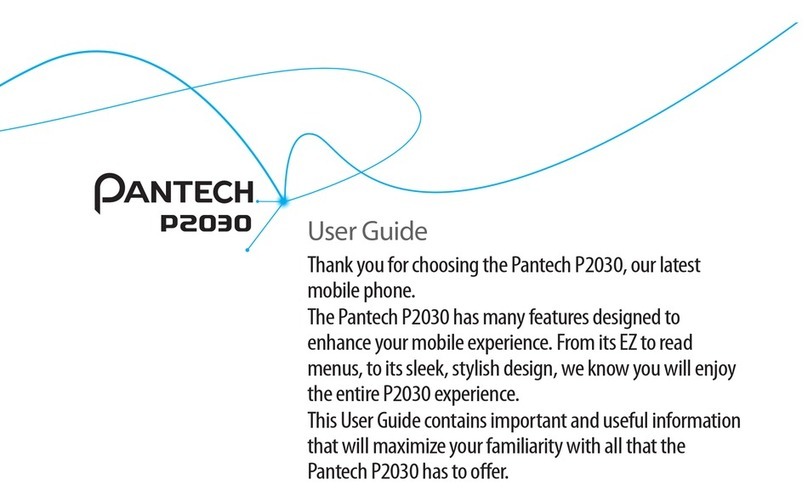 Pantech AT&T P2030 User manual