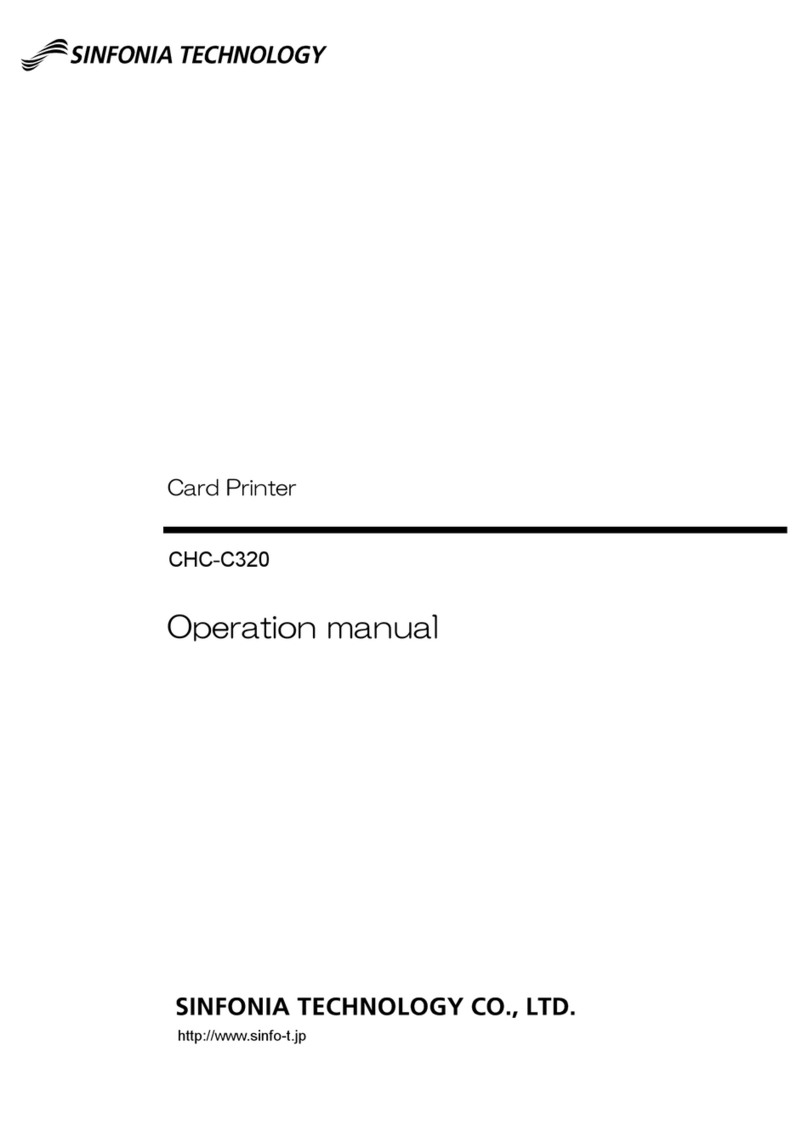 Sinfonia Technology CHC-C320 User manual Sinfonia Technology CHC-C320 User manual