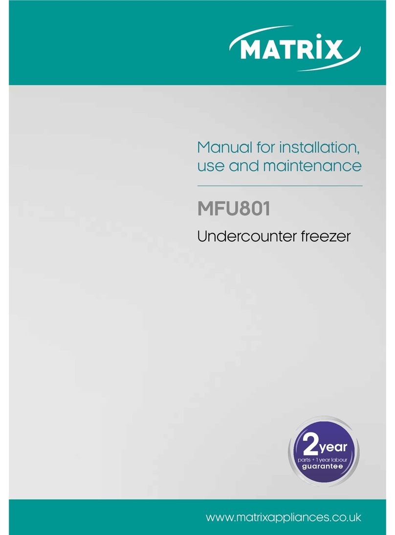 Matrix MFU801 Manual for installation, use and maintenance
