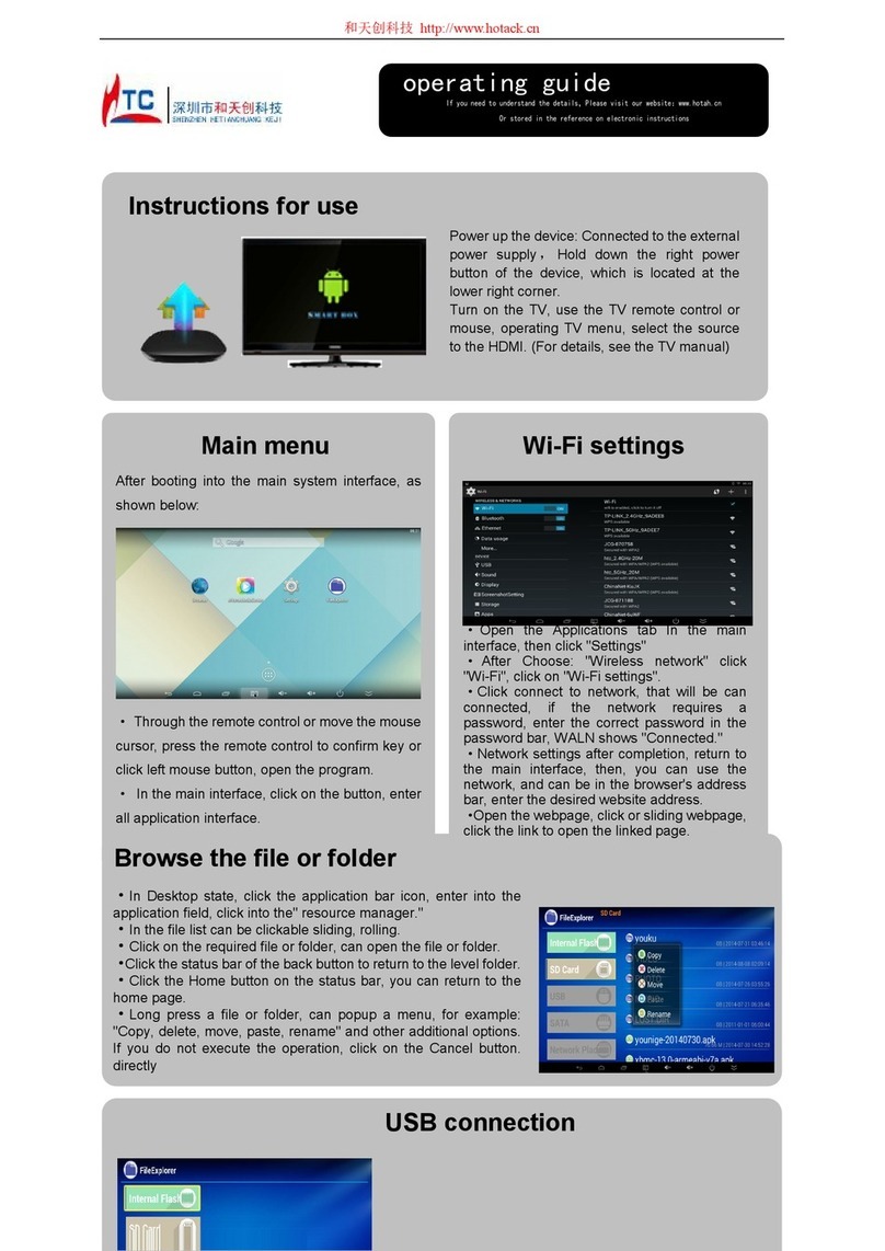 Ugoos MINIBOX User manual