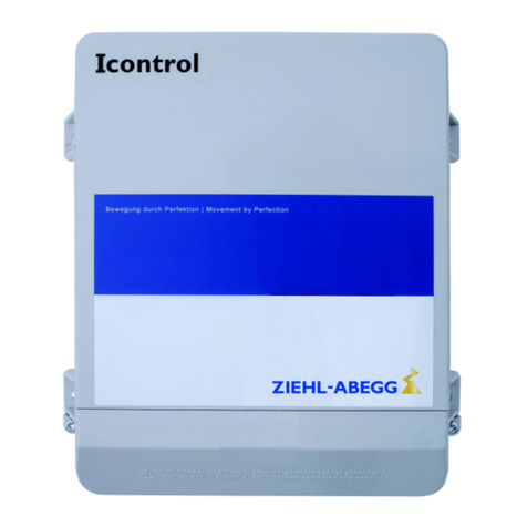 ZIEHL-ABEGG iControl FSDM2.6 operating instructions