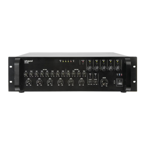 ART+SOUND MX-240S operating manual