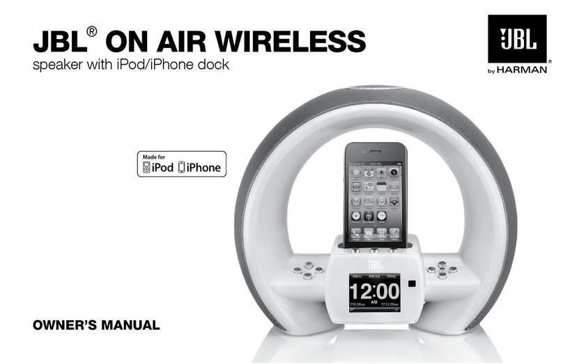 JBL ON AIR WIRELESS User manual