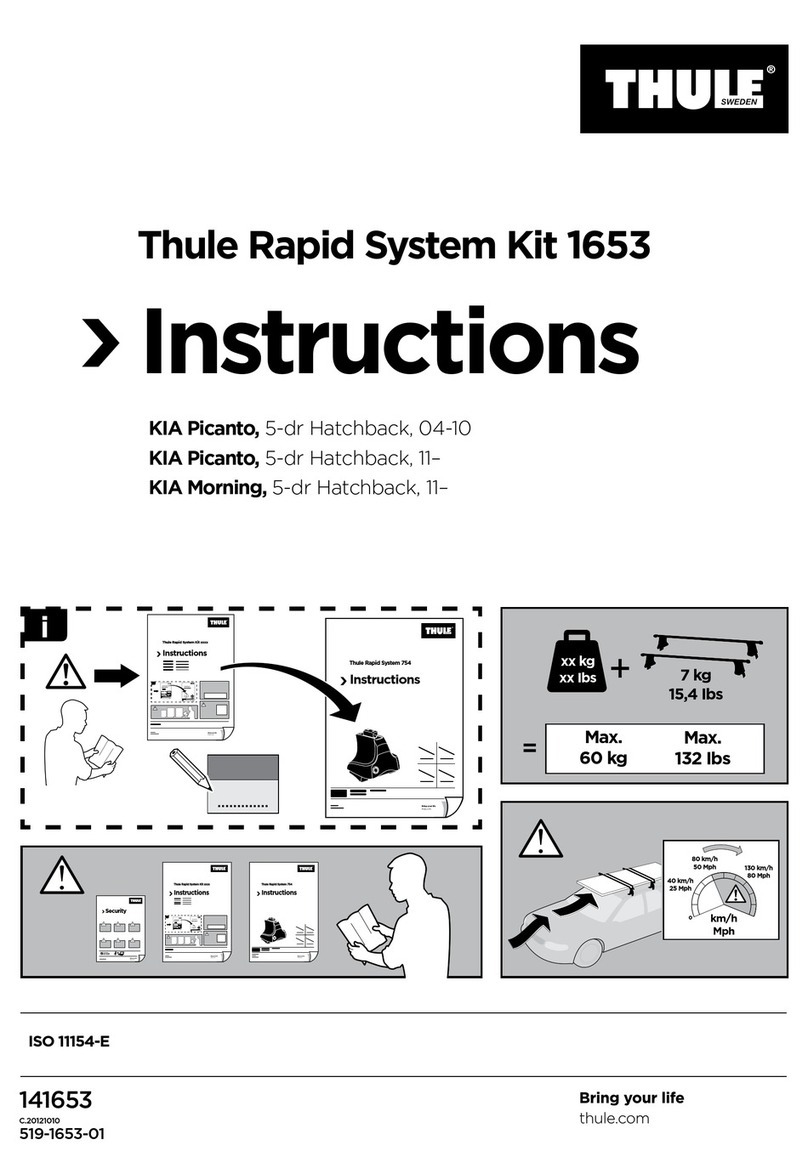 Thule 1653 User manual