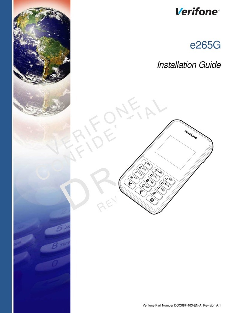 VeriFone e265G installation guide