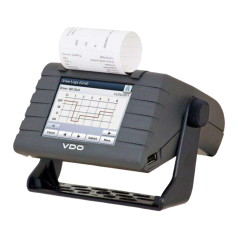 VDO roadlog Programming manual