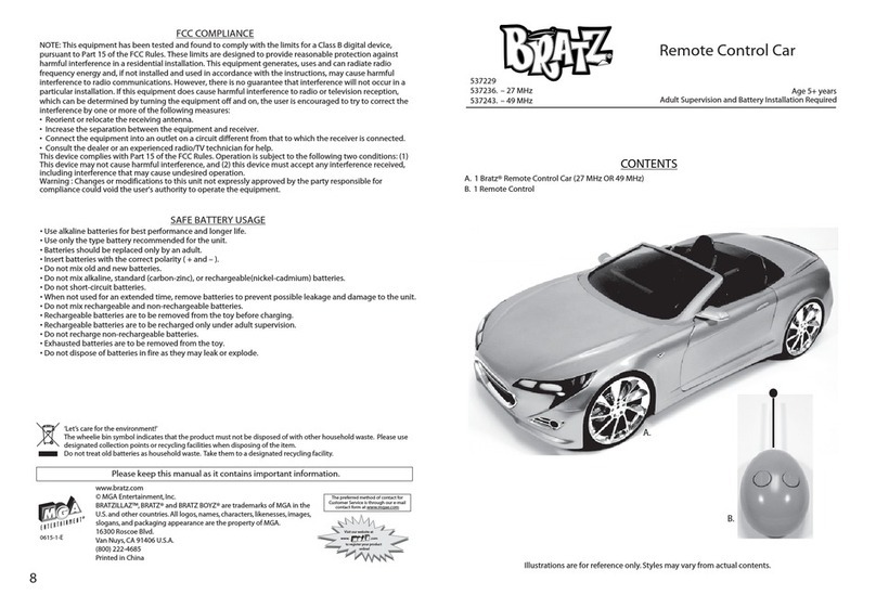 Bratz 537229 user manual