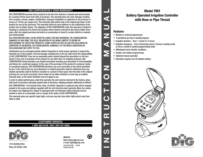 DIG 7001 user manual