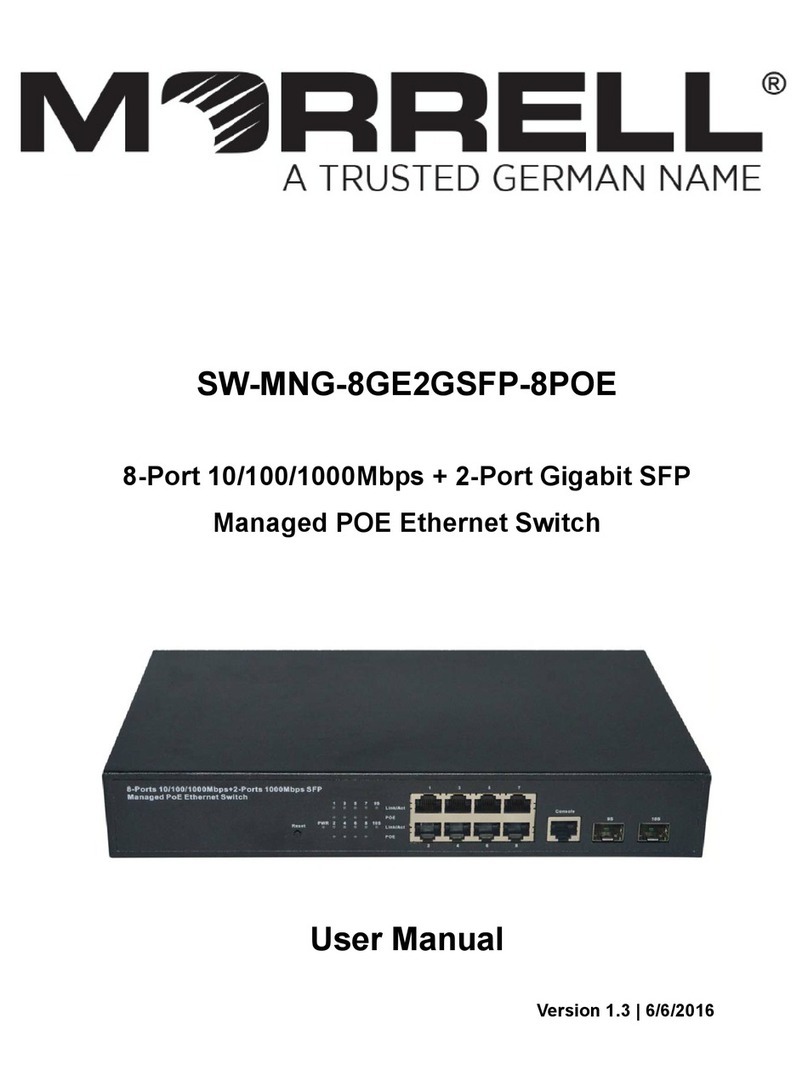 Morrell SW-MNG-8GE2GSFP-8POE user manual