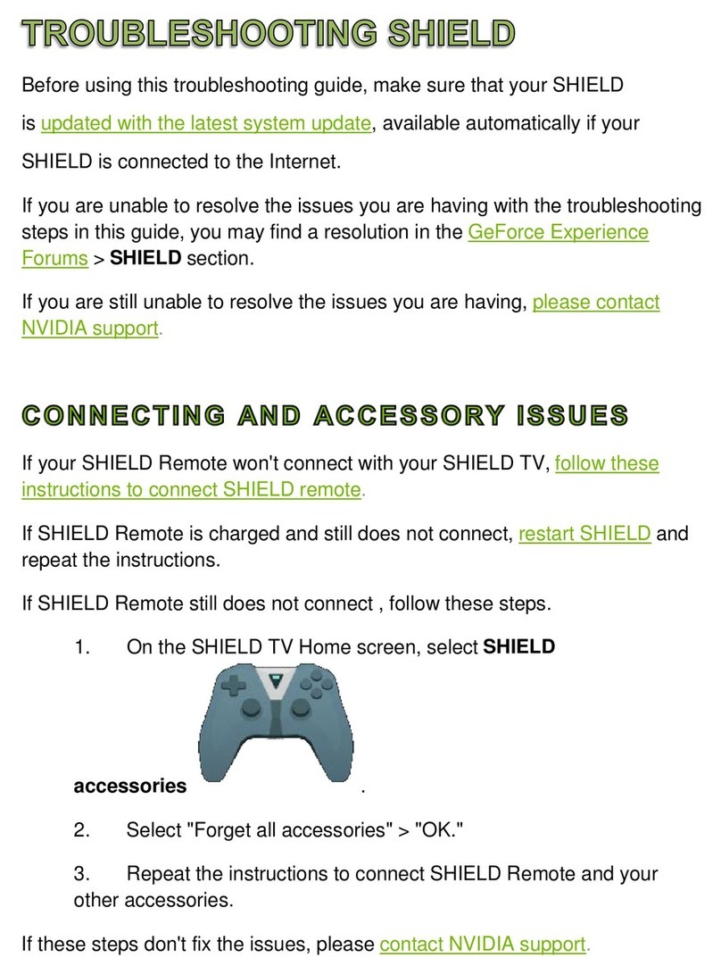 Nvidia SHIELD troubleshooting guide