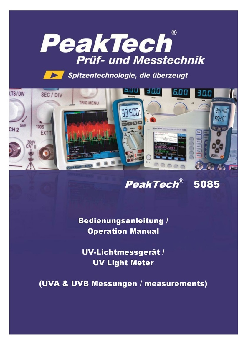 PeakTech 5085 Operation manual