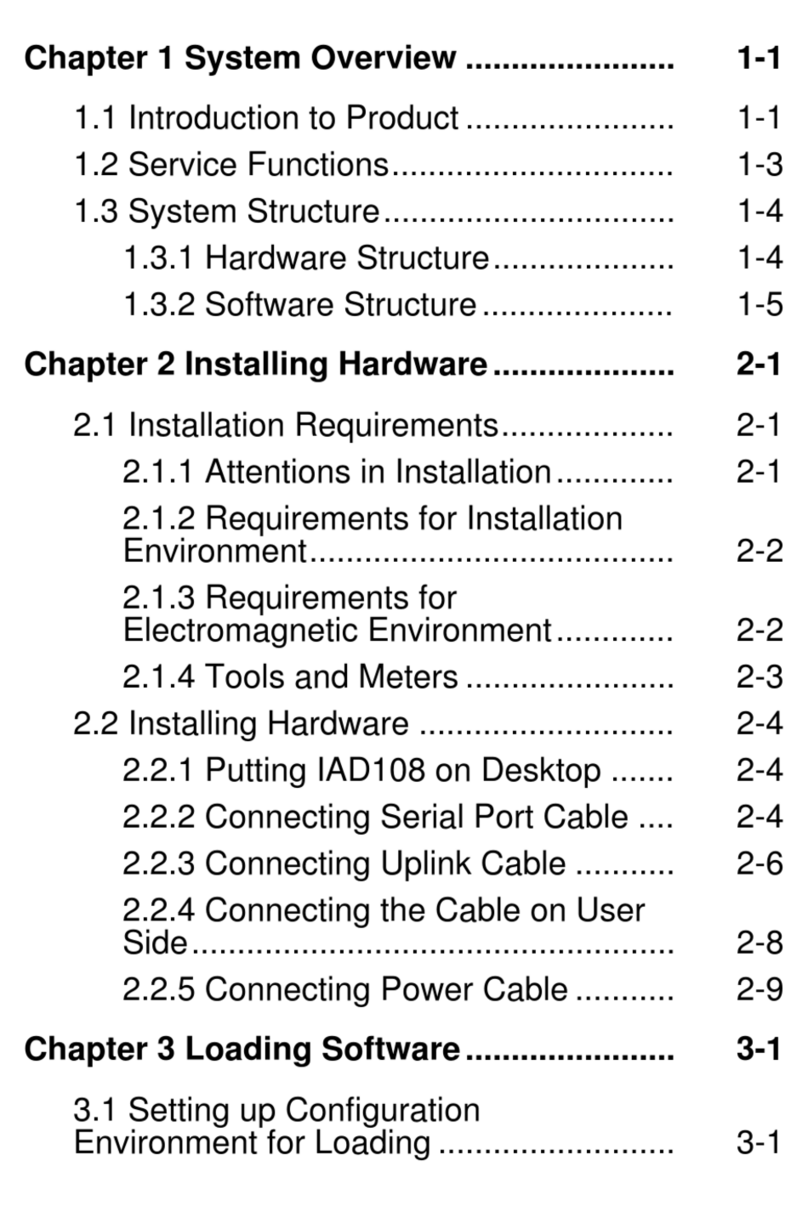 Huawei IAD108A User manual