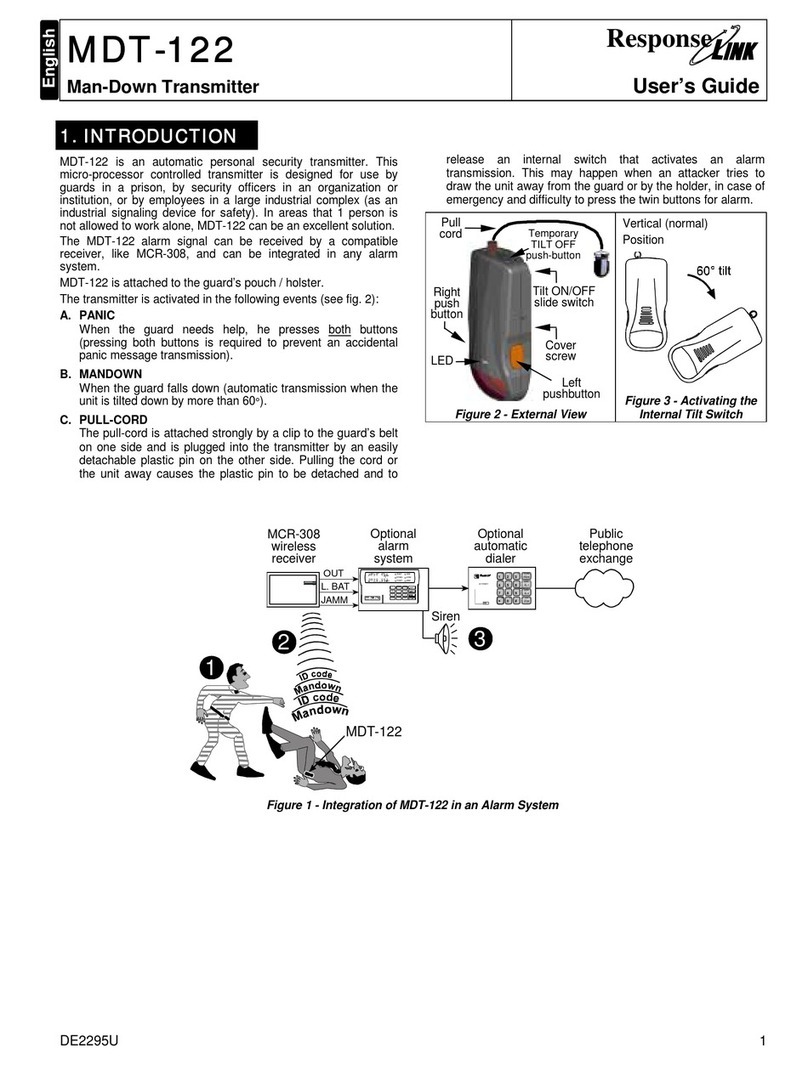 Response-Link MDT-122 user guide