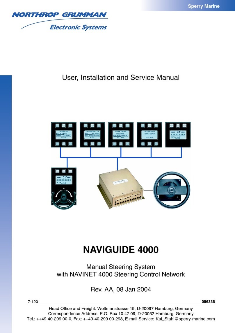 NORTHROP GRUMMAN naviguide 4000 User, installation and service manual NORTHROP GRUMMAN naviguide 4000 User, installation and service manual