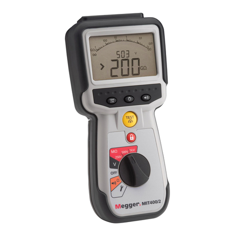 Megger MIT400/2 Series user guide