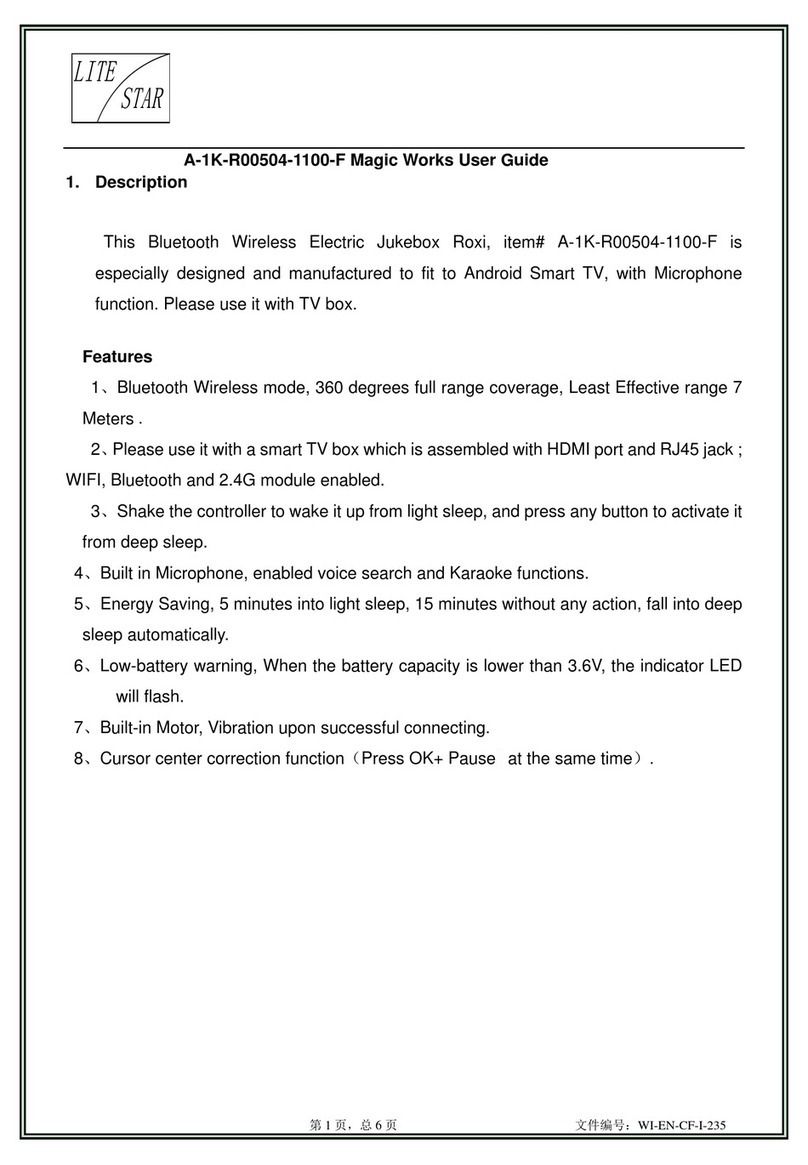 Litestar A-1K-R00504-1100-F User manual
