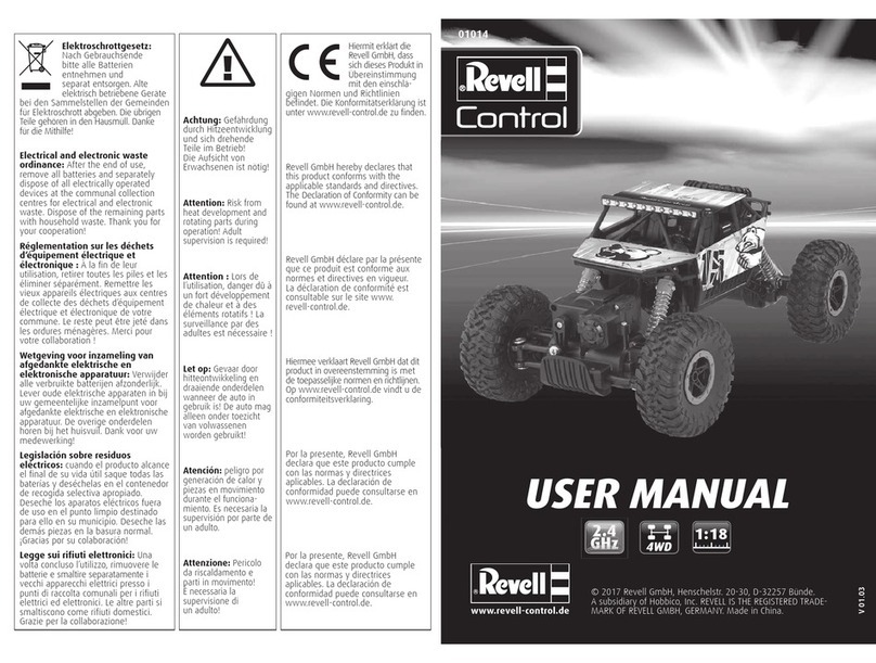 REVELL 01014 User manual