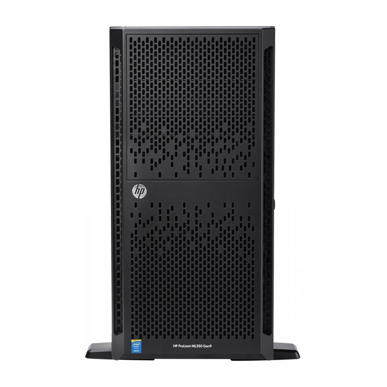 HPE ProLiant ML350 Gen9 User manual