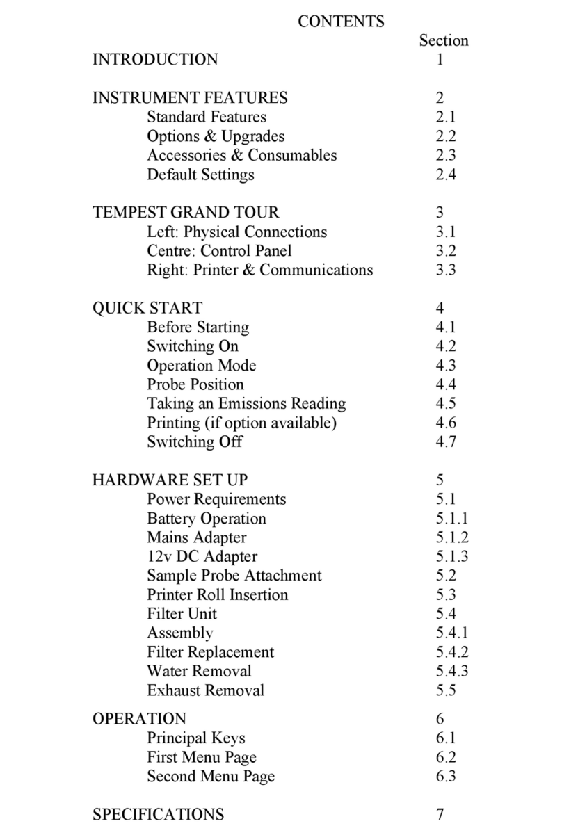 Telegan Tempest 50 user manual