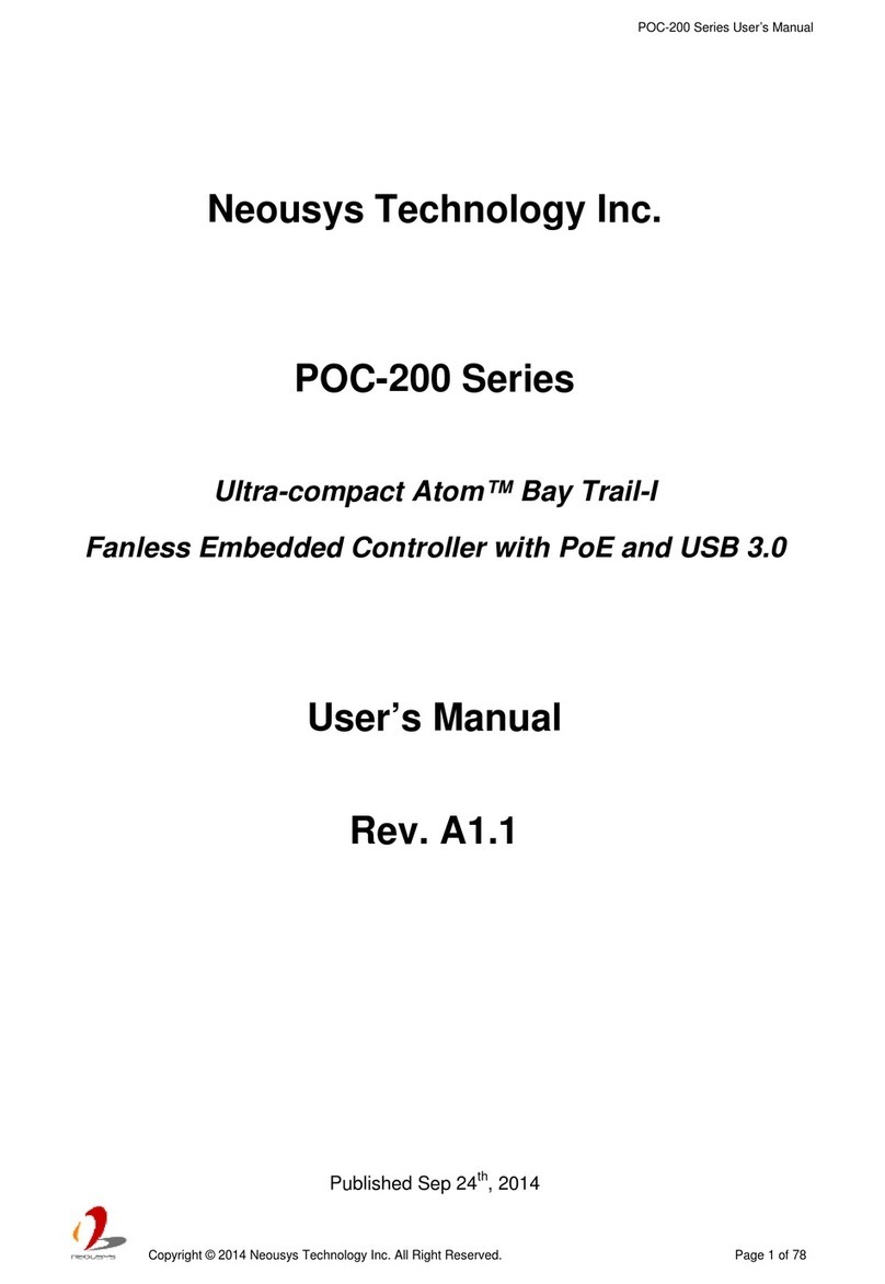 Neousys Technology POC-200 user manual