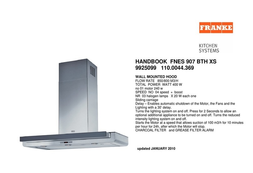 Franke FNES 907 BTH XS User manual