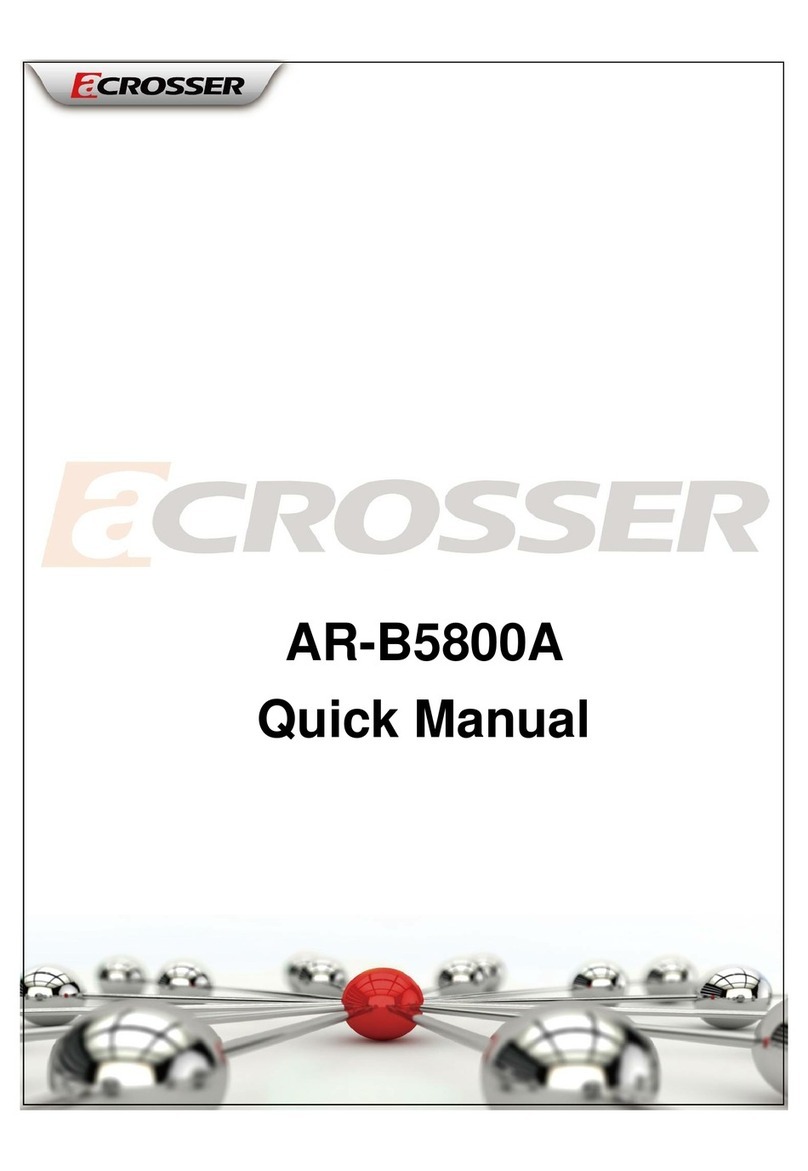 Acrosser Technology AR-B5800A Installation guide Acrosser Technology AR-B5800A Installation guide