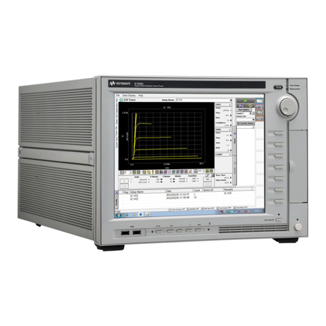 Keysight Technologies B1505A User manual