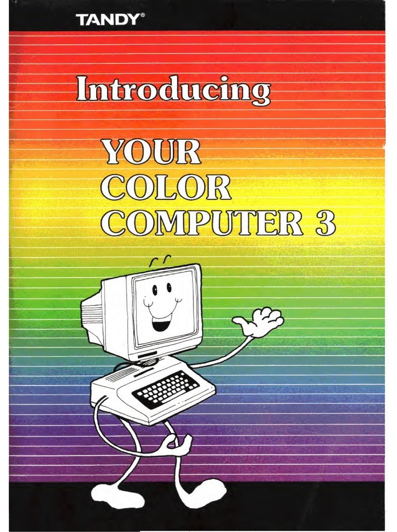 Tandy Color Computer 3 Basic User manual