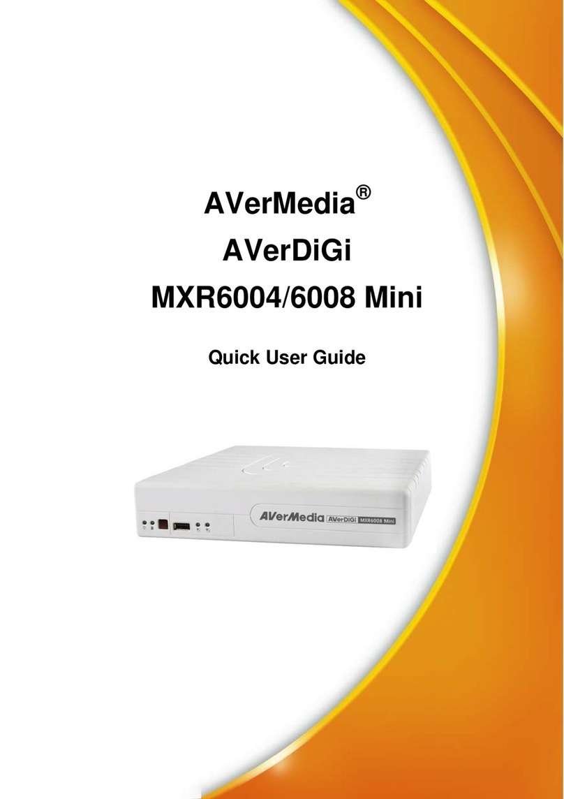 Avermedia AverDigi MXR6004 mini Quick user guide Avermedia AverDigi MXR6004 mini Quick user guide