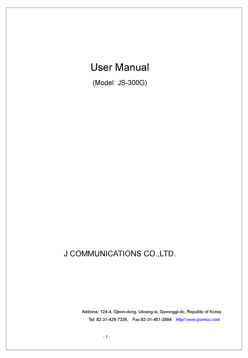 J Communications Road Eye JS-300C user manual
