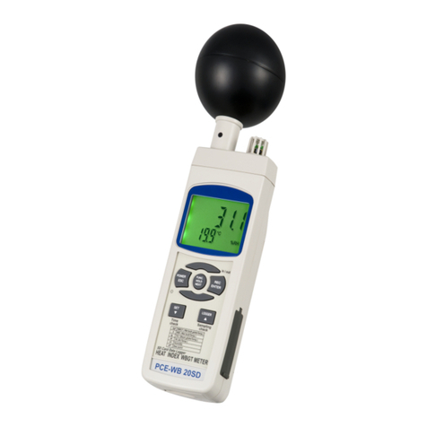 PCE Instruments PCE-WB 20SD User manual PCE Instruments PCE-WB 20SD User manual