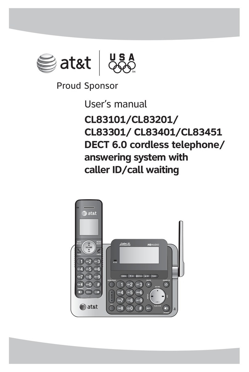 AT&T CL83101 user manual