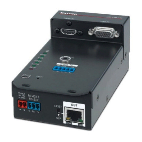 Extron electronics DTP T FB 332 user guide