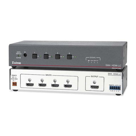Extron electronics SW4 ARxi User manual
