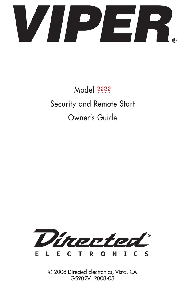 Directed Electronics Viper owner's guide