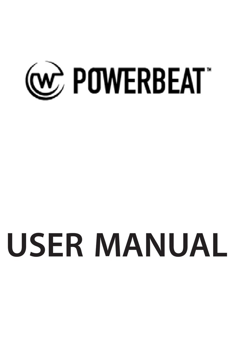 Powerbeat POWERBEAT 1.0 user manual